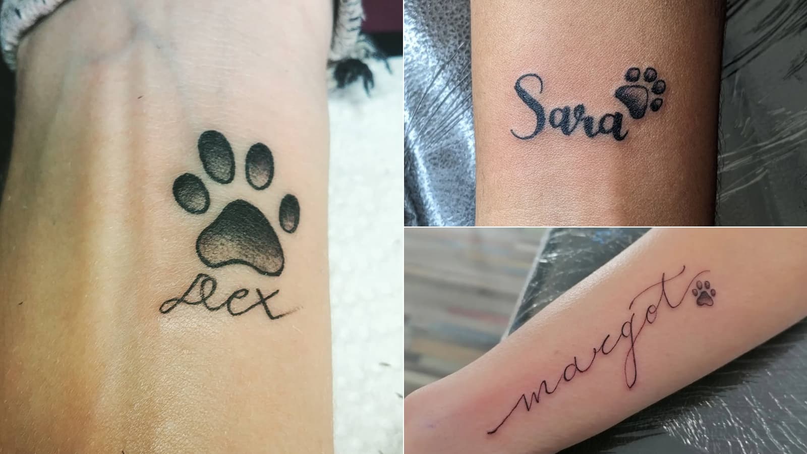 Dog Name Tattoo Idea